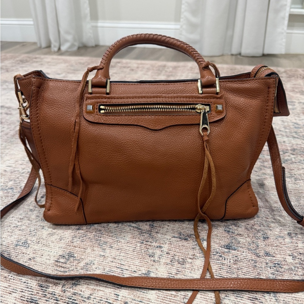 Rebecca Minkoff brown Regan satchel Crossbody Bag
